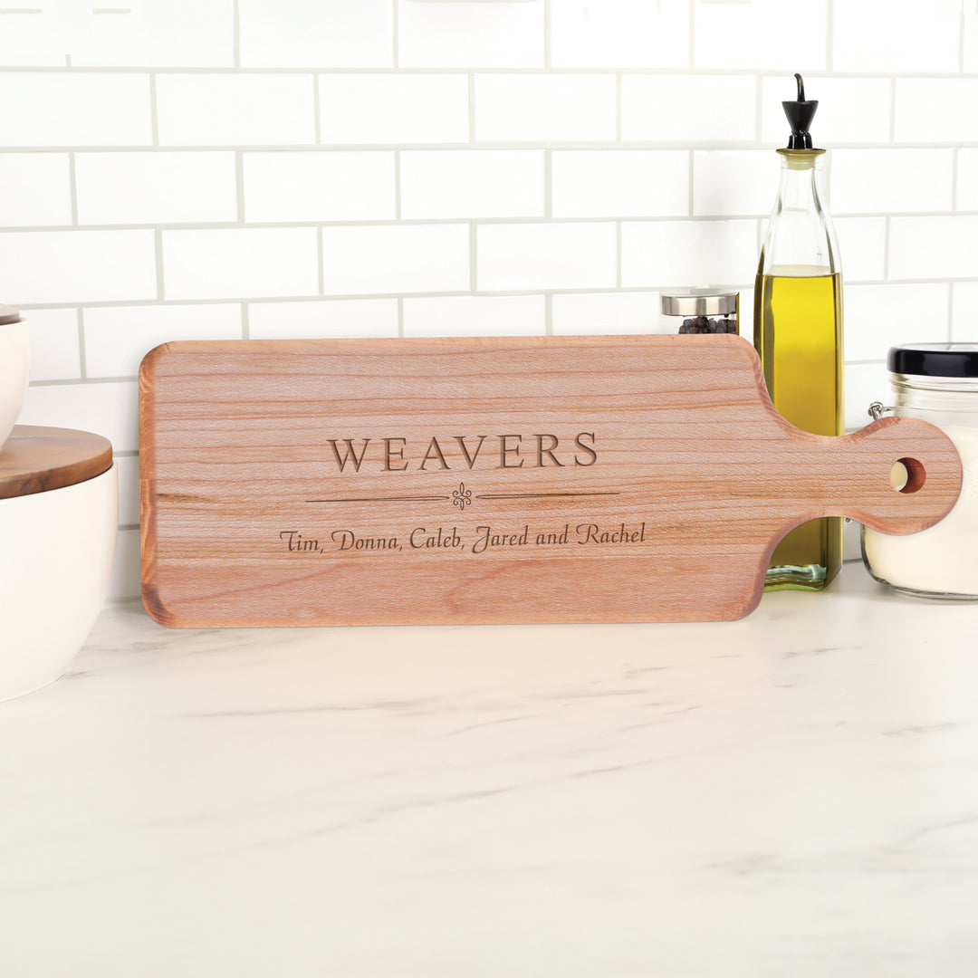Personalized Plank Cutting Board