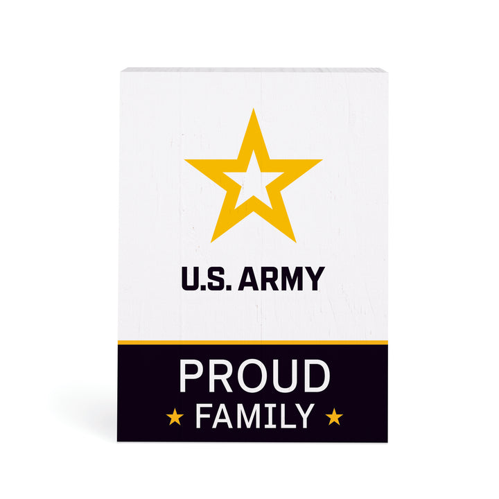 Army Proud Family Word Block