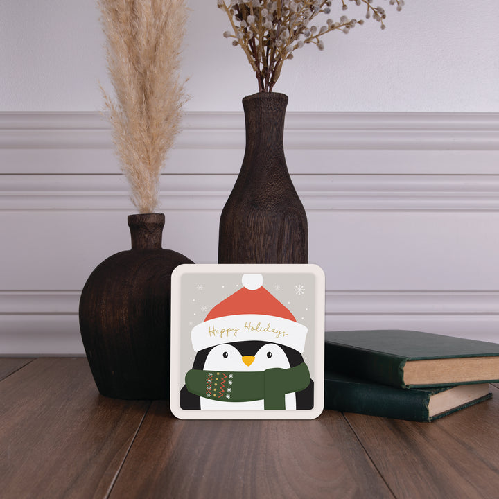 Happy Holidays Mini Ceramic Sign