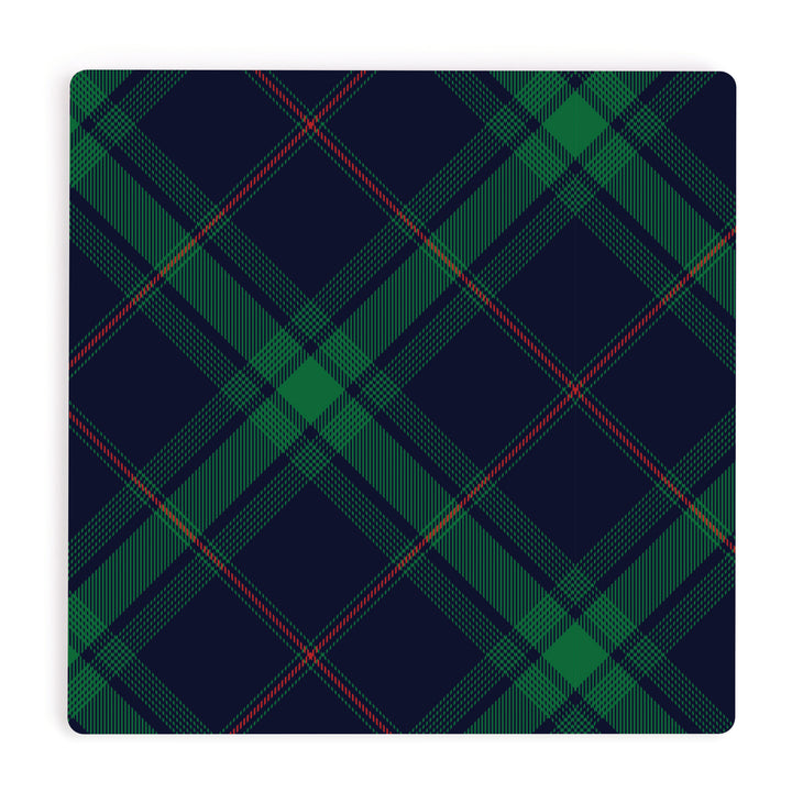 Red & Green Plaid Coaster