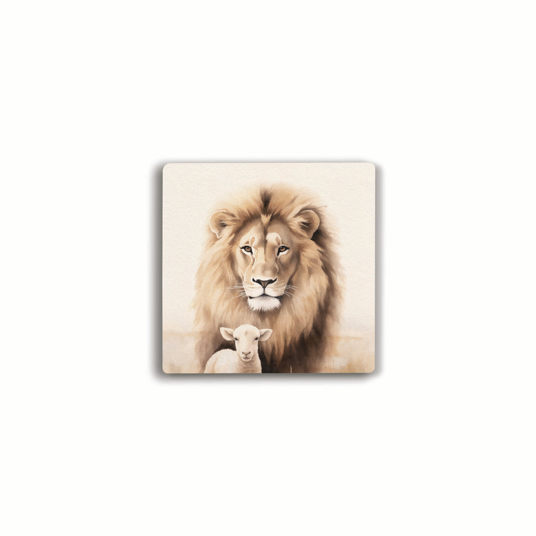 Lion & Lamb Coaster
