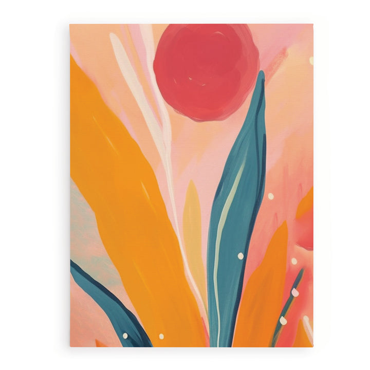 Abstract Botanical Canvas