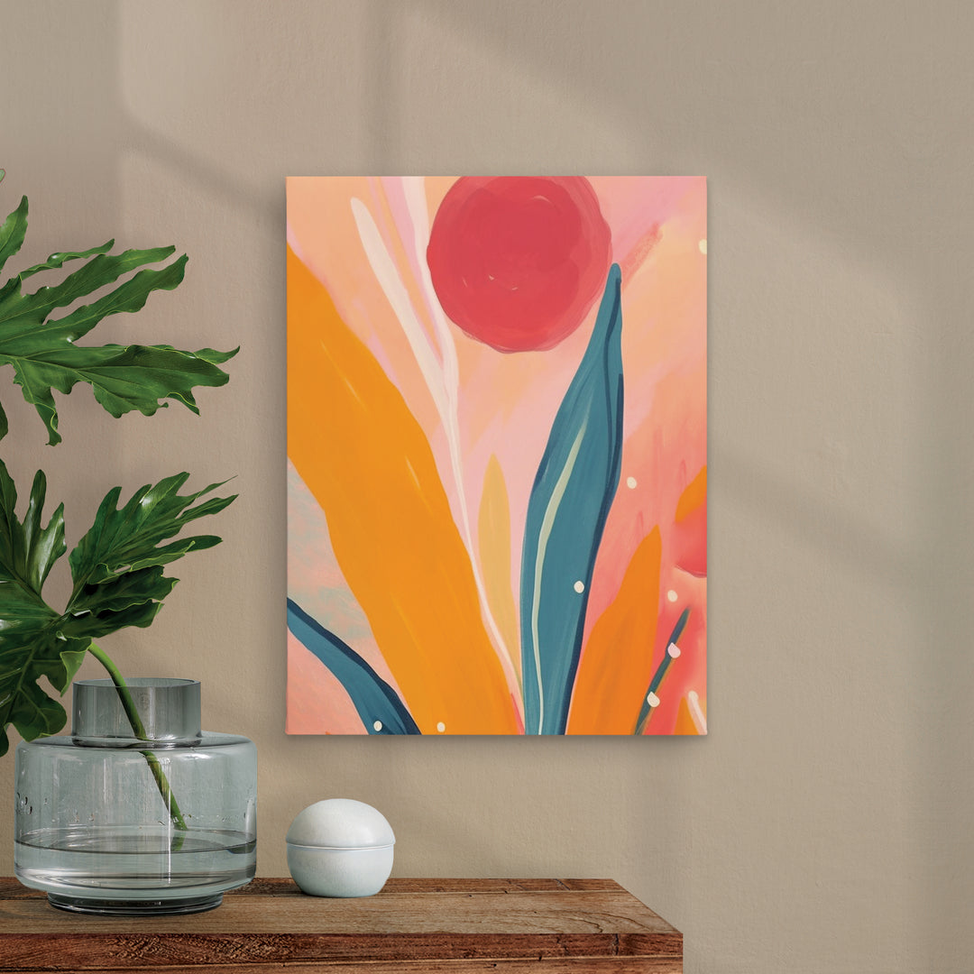 Abstract Botanical Canvas