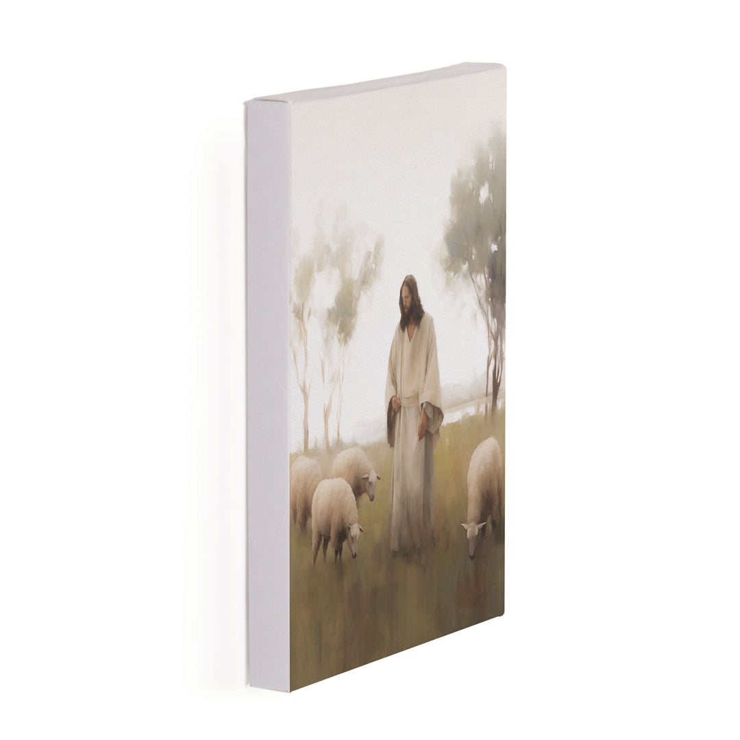 Jesus & Sheep Canvas