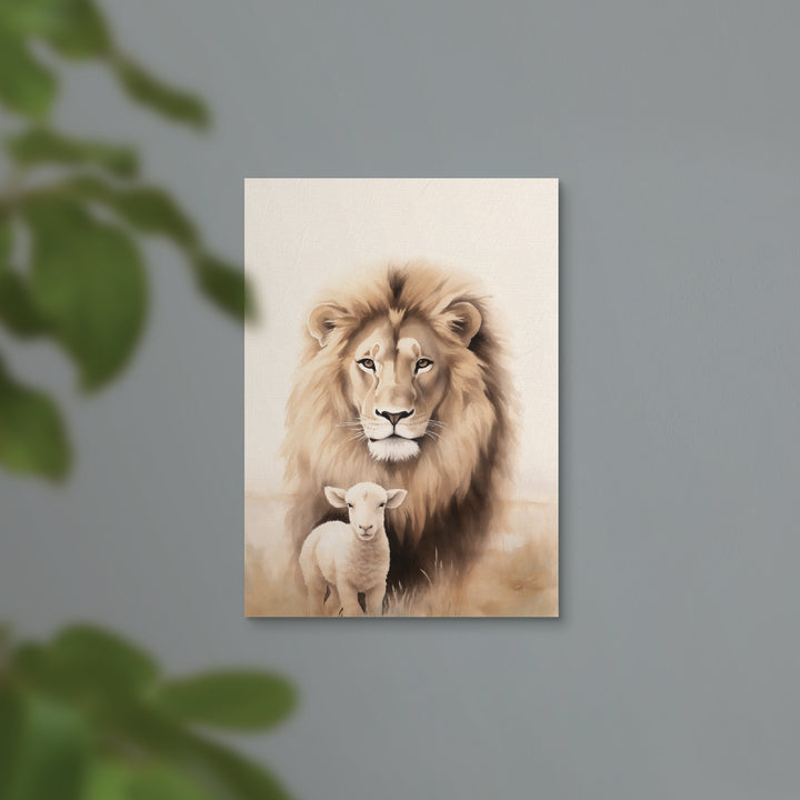 Lion & Lamb Canvas