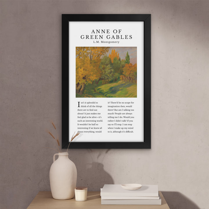 "Isn't It Splendid…" Anne of Green Gables Framed Art