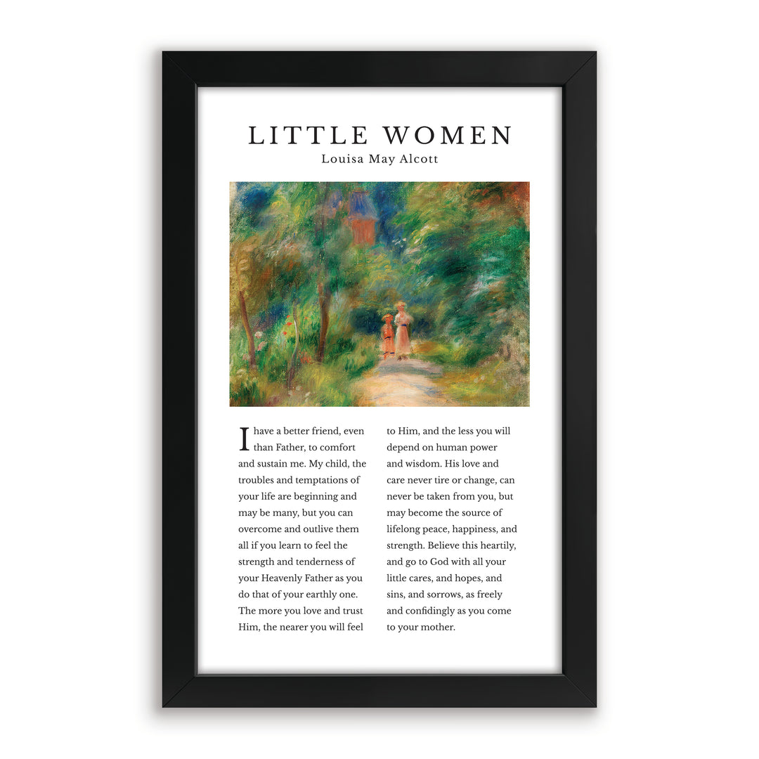 "I Have A Better Friend…" Little Women Framed Art