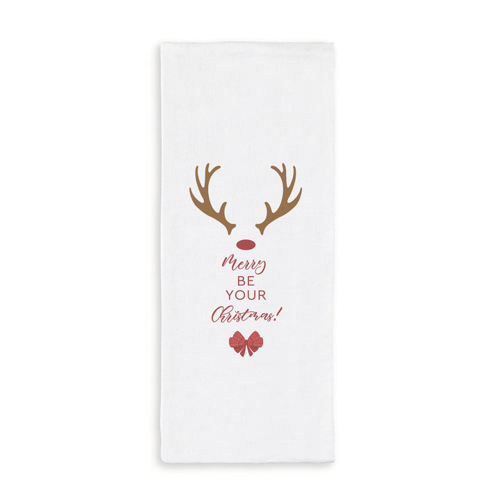 Merry Be Your Christmas Tea Towel