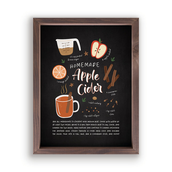 Hot Apple Cider Framed Art