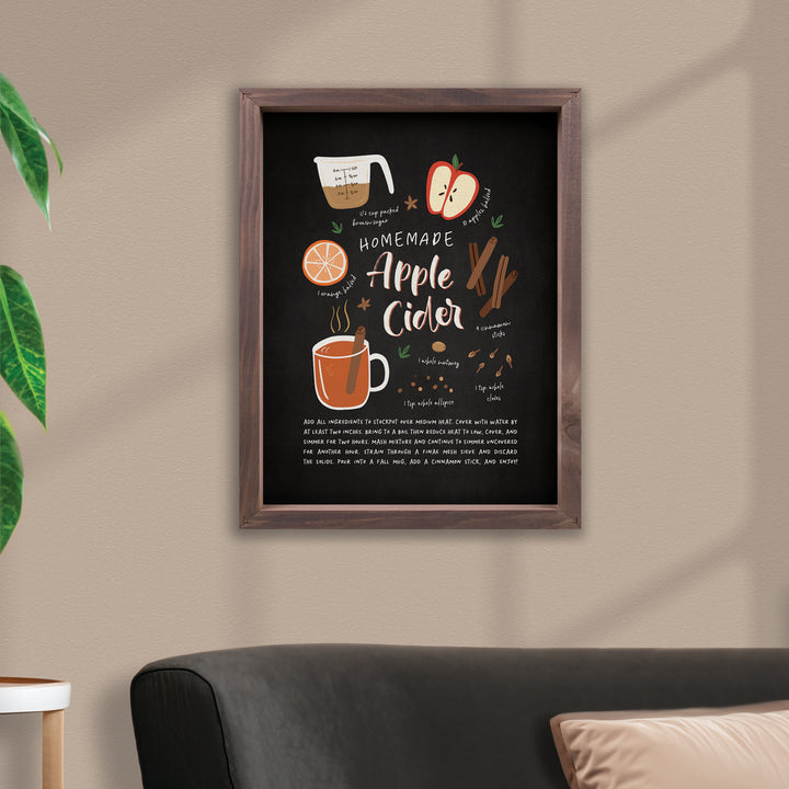 Hot Apple Cider Framed Art