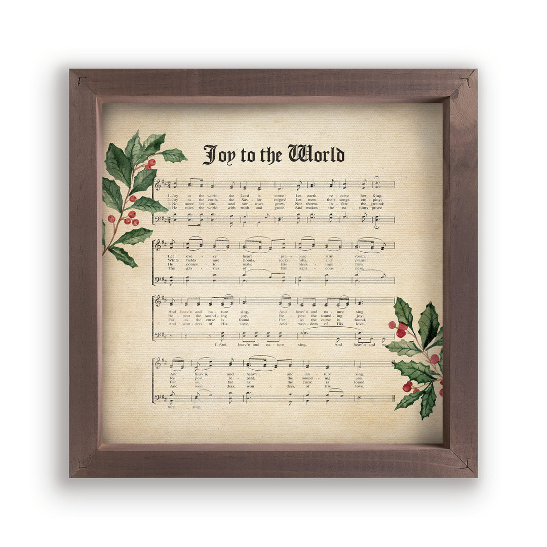 Joy To The World Framed Art