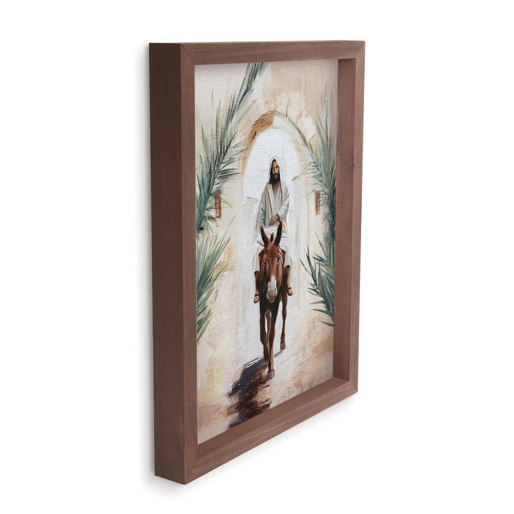 Jesus’ Triumphal Entry Framed Art