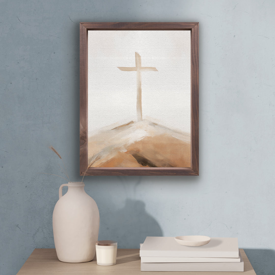 Single Cross Framed Art