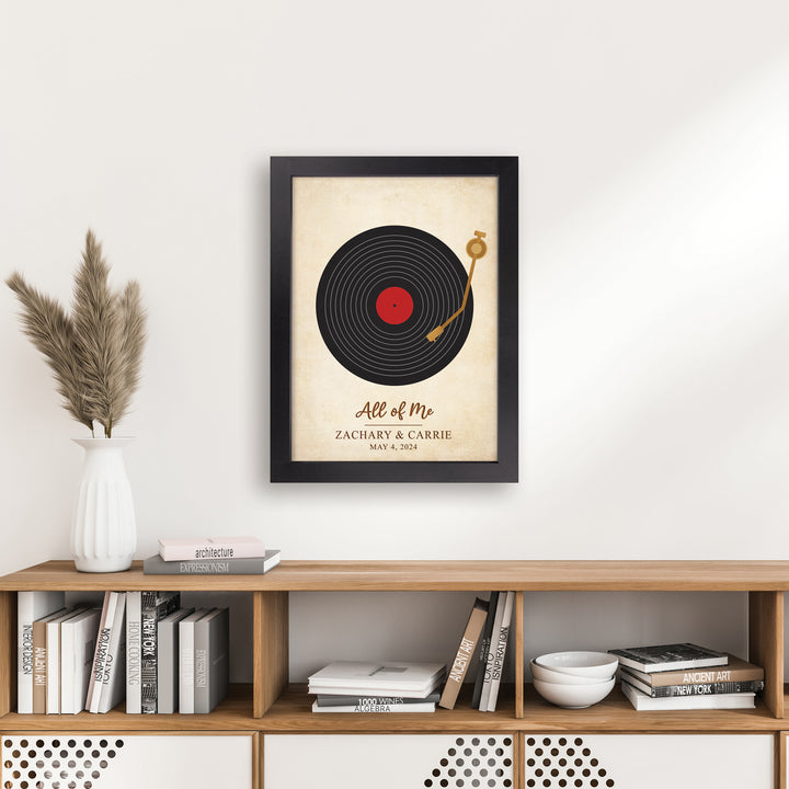 Personalized Record Framed Art