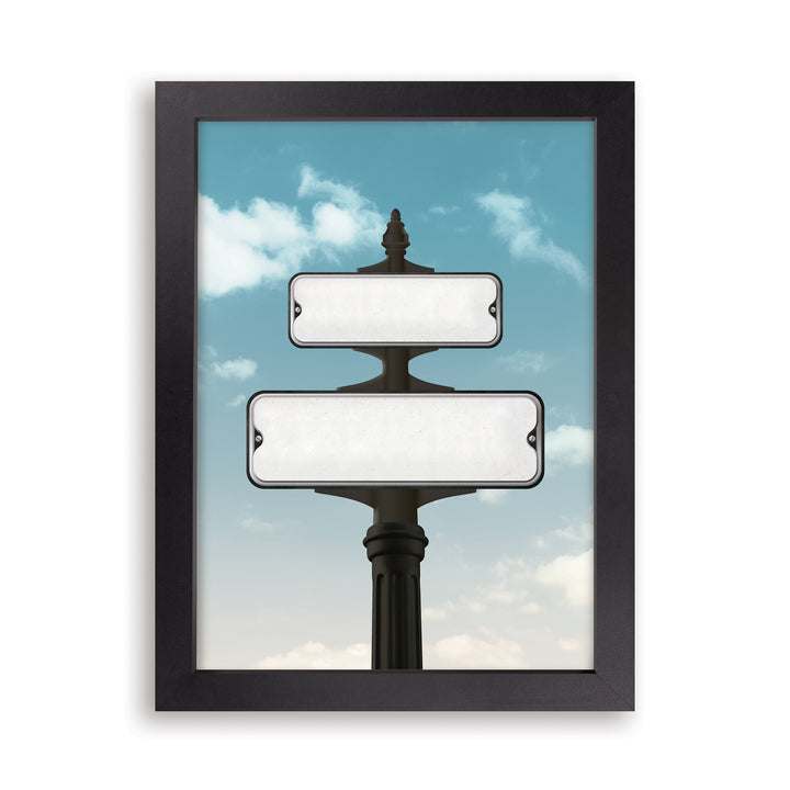 Personalized Street Sign Framed Art
