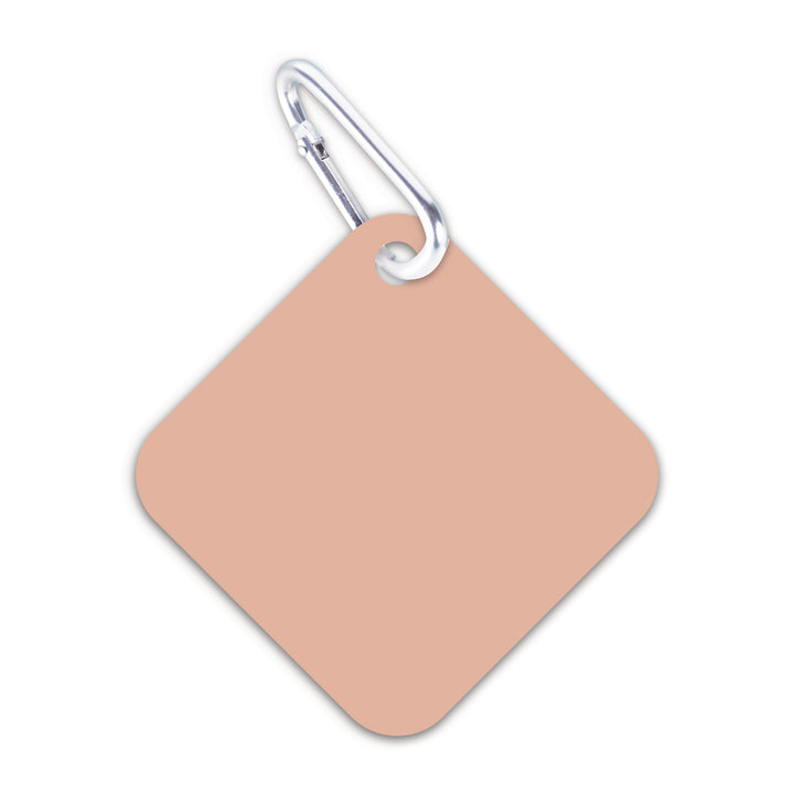 Personalized Peach Luggage Tag
