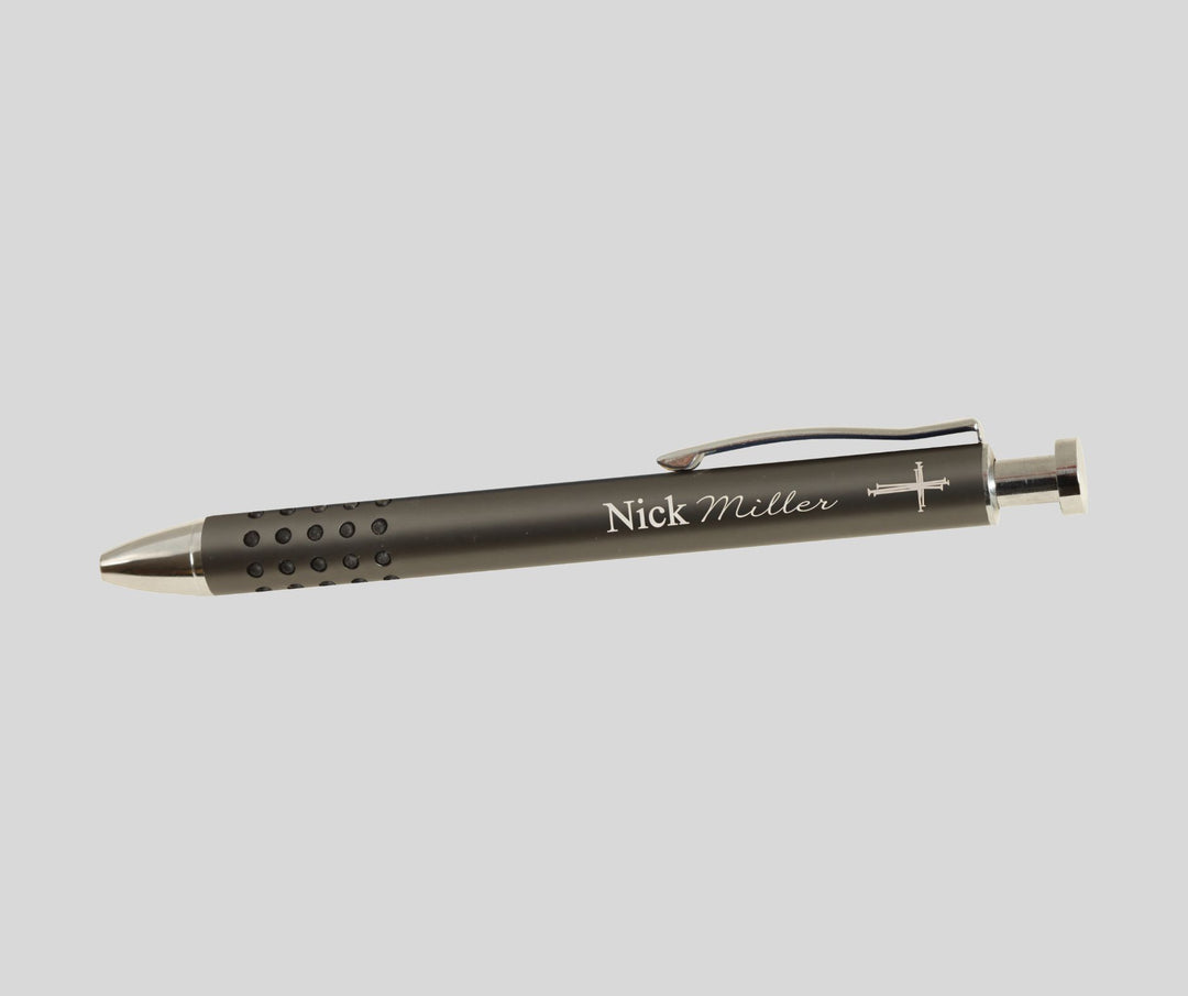 Personalized Grey Metal Pen