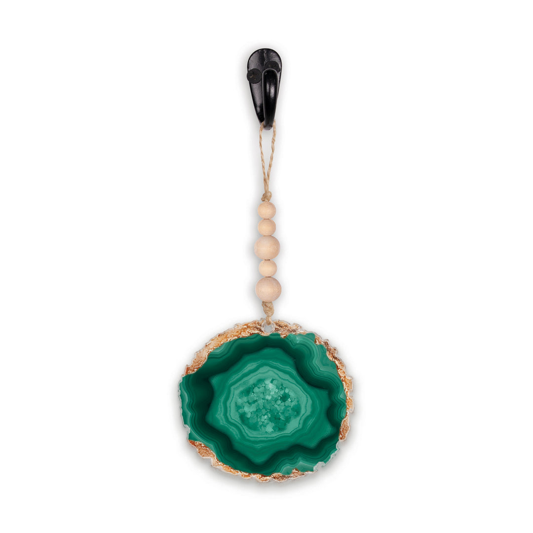 Personalized Green Geode Ornament
