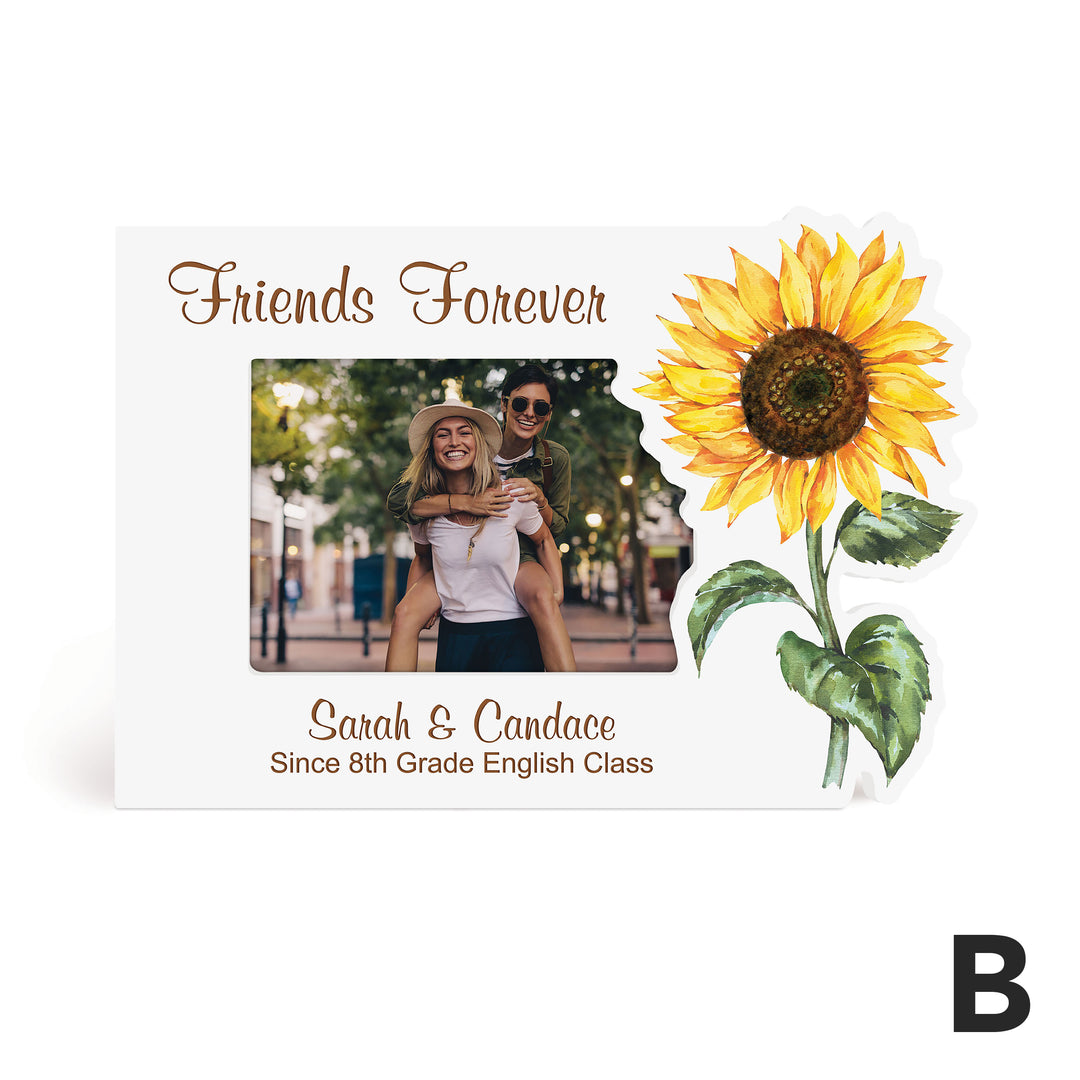 Personalized Sunflower Photo Frame