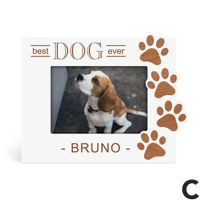 Personalized Pawprint Photo Frame