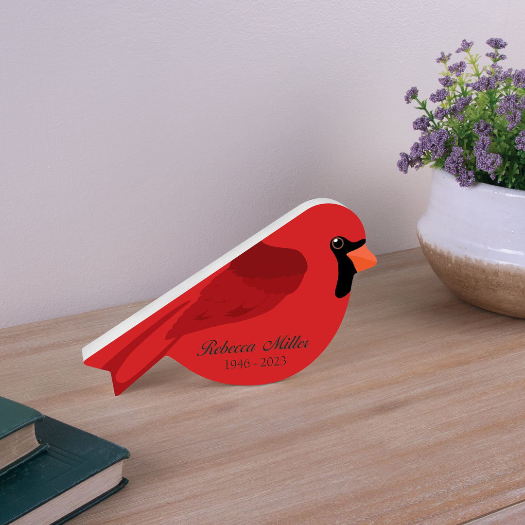 Personalized Cardinal Shape Sign