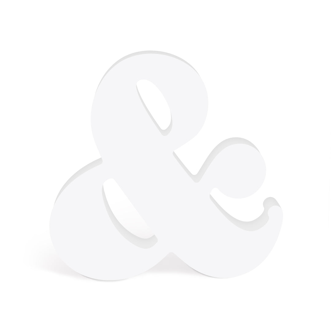 Personalized Ampersand Shape Sign