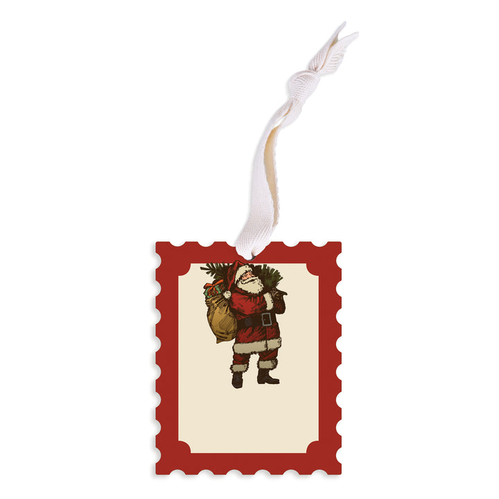 Personalized Stamp Santa  Sign