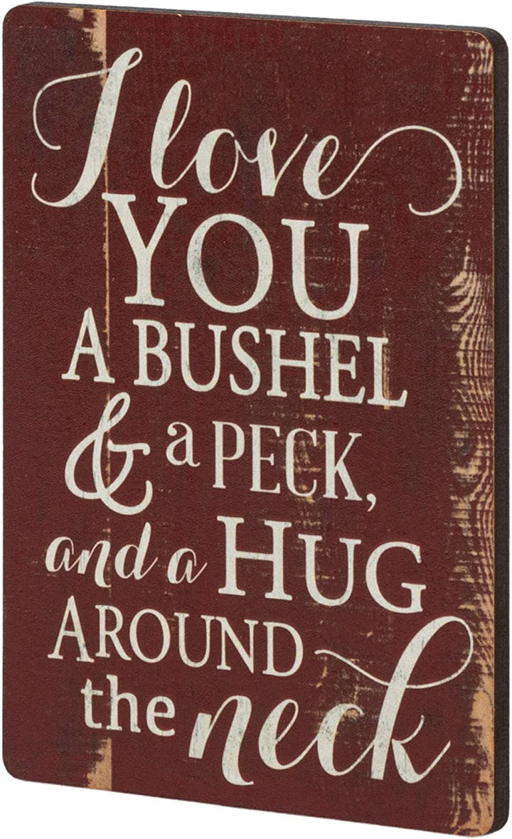I Love You A Bushel & A Peck and a Hug Around the Neck Magnet