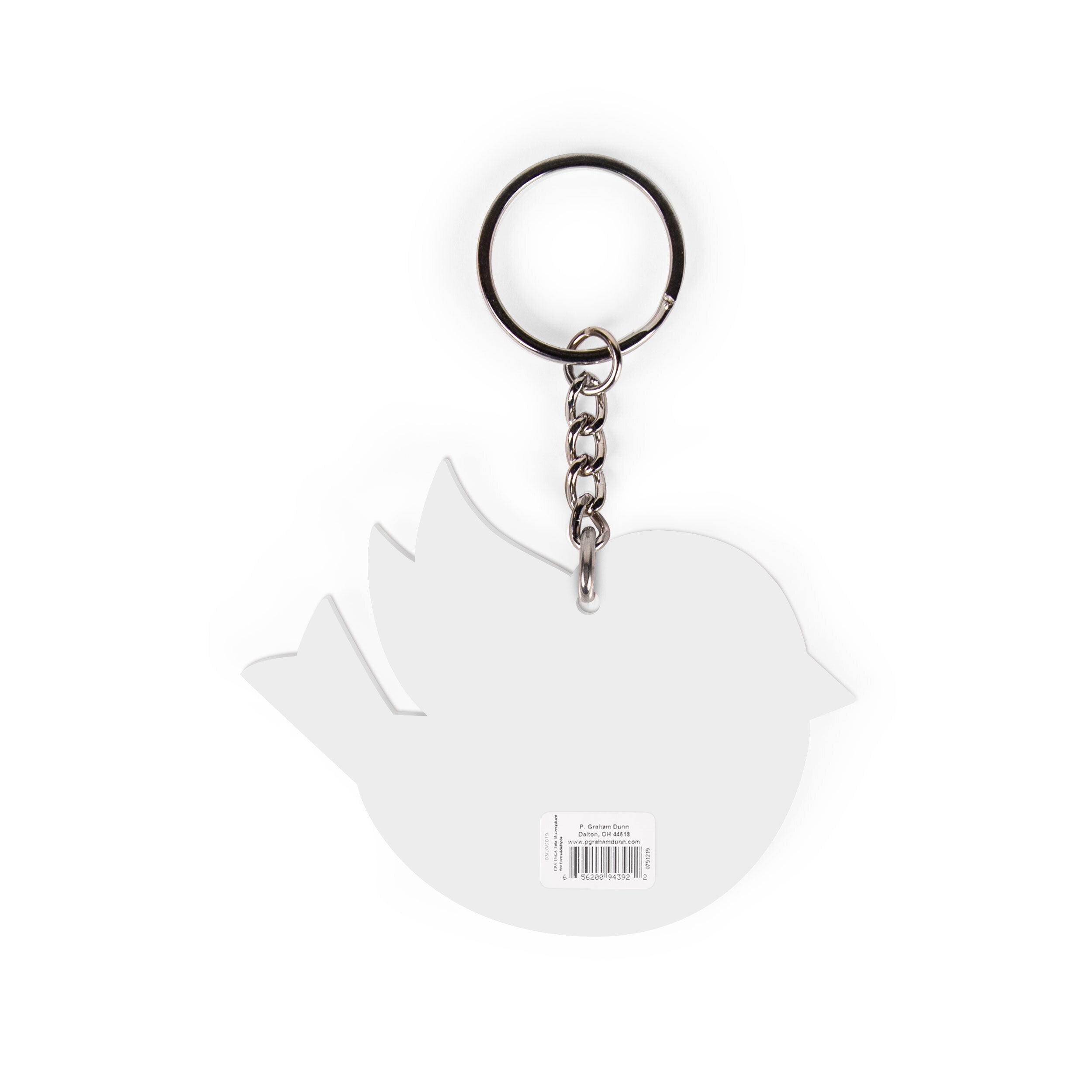 The Lord Is My Strength And My Song Acrylic Bird Shape Key Chain