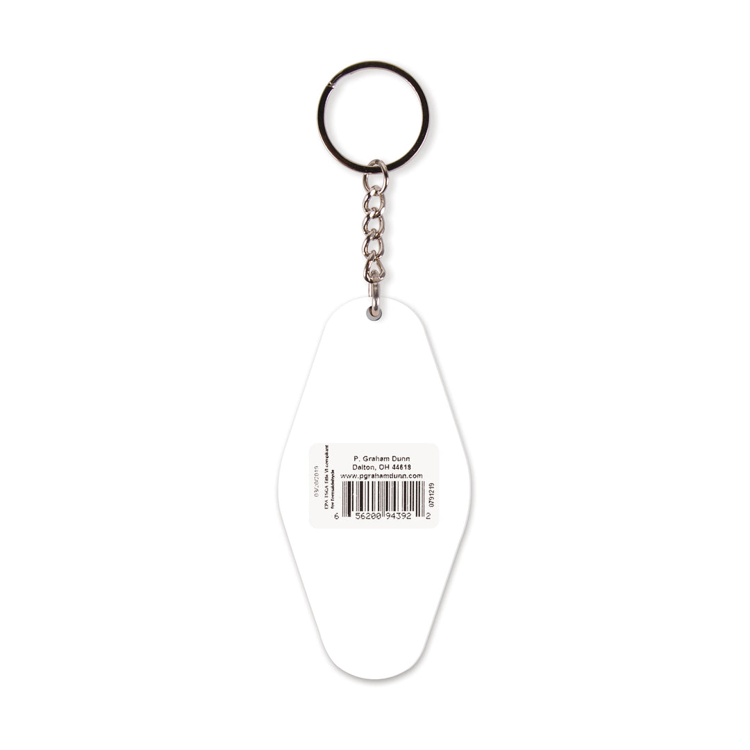Lost at Sea Vintage Engraved Key Chain