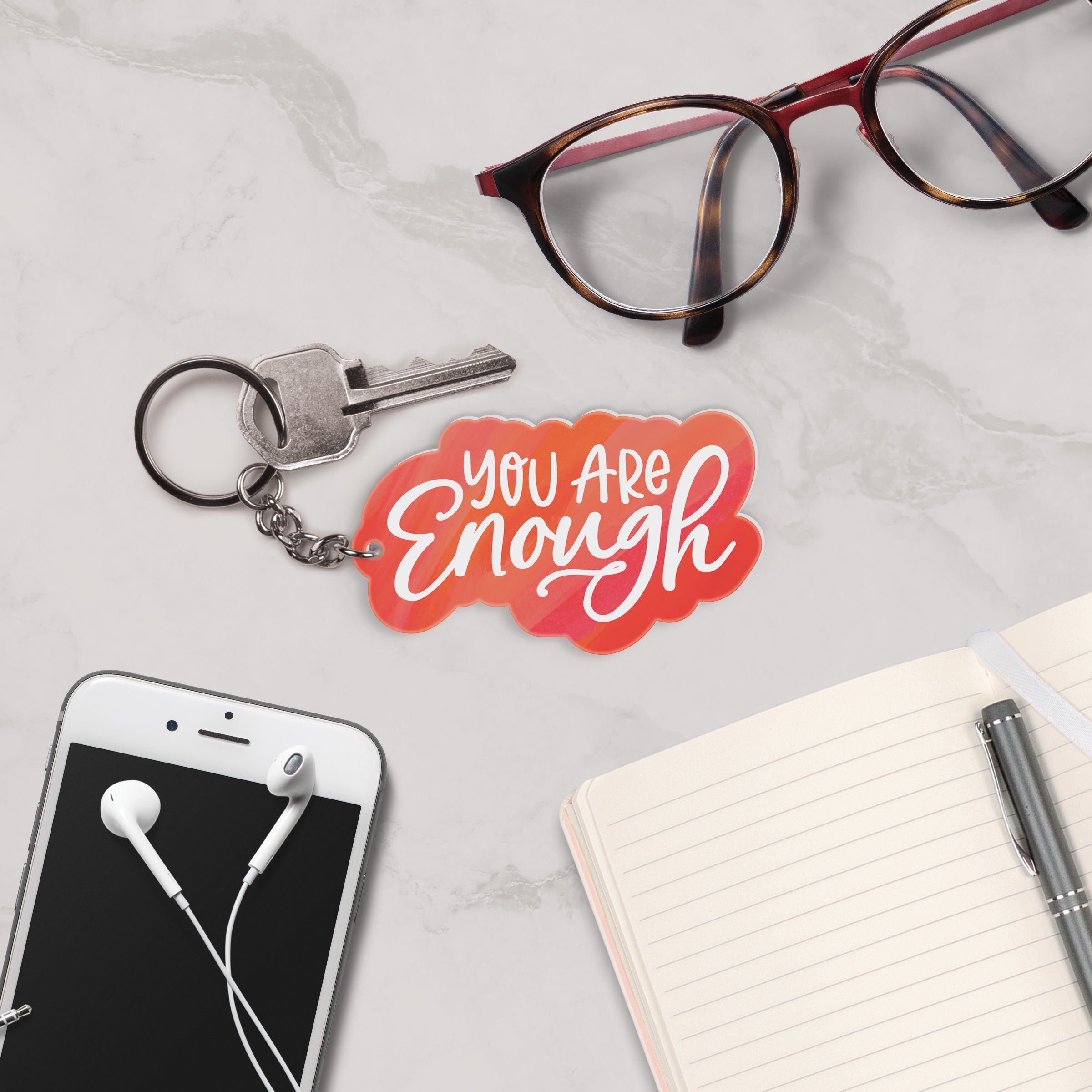 You Are Enough Key Chain
