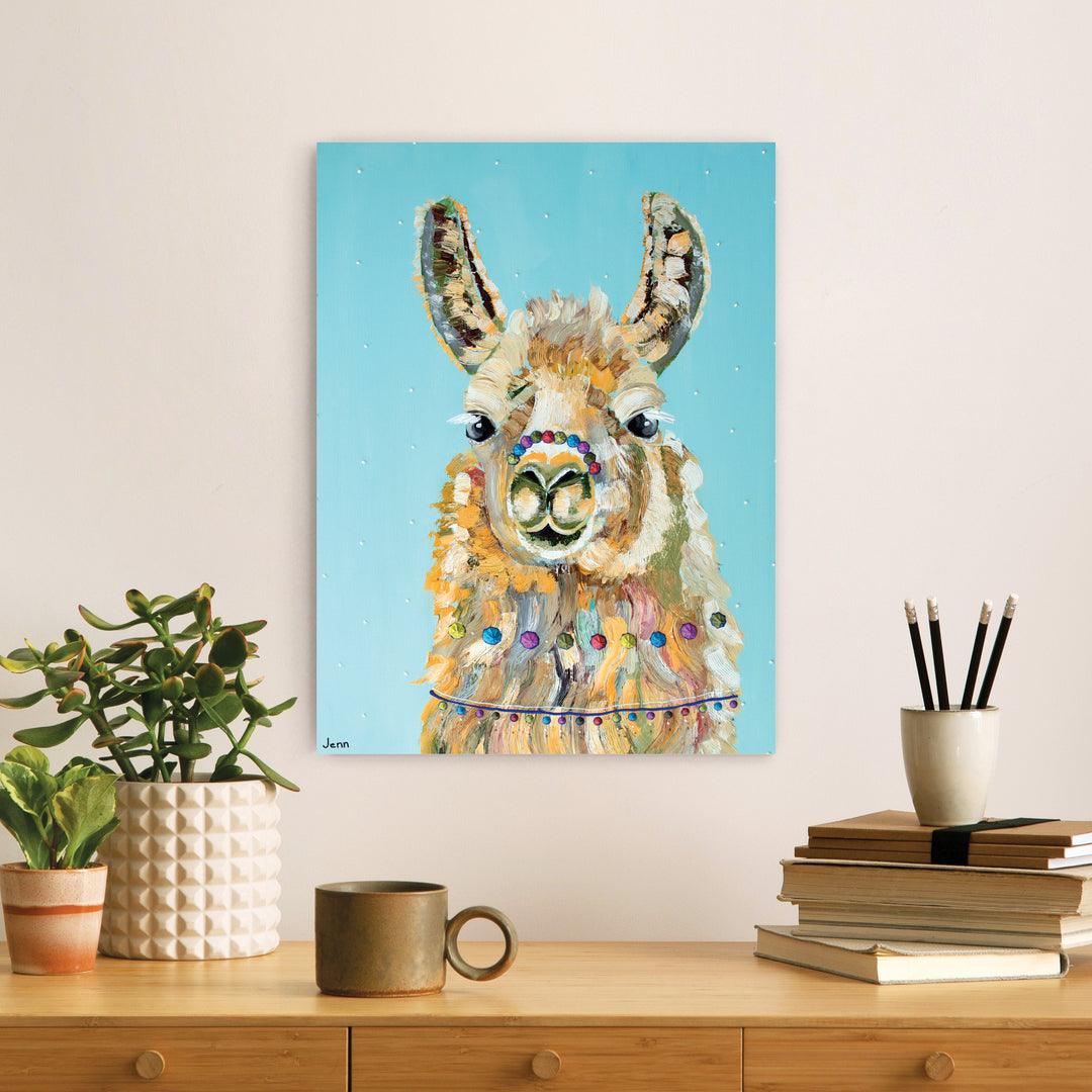Llama Printed Art