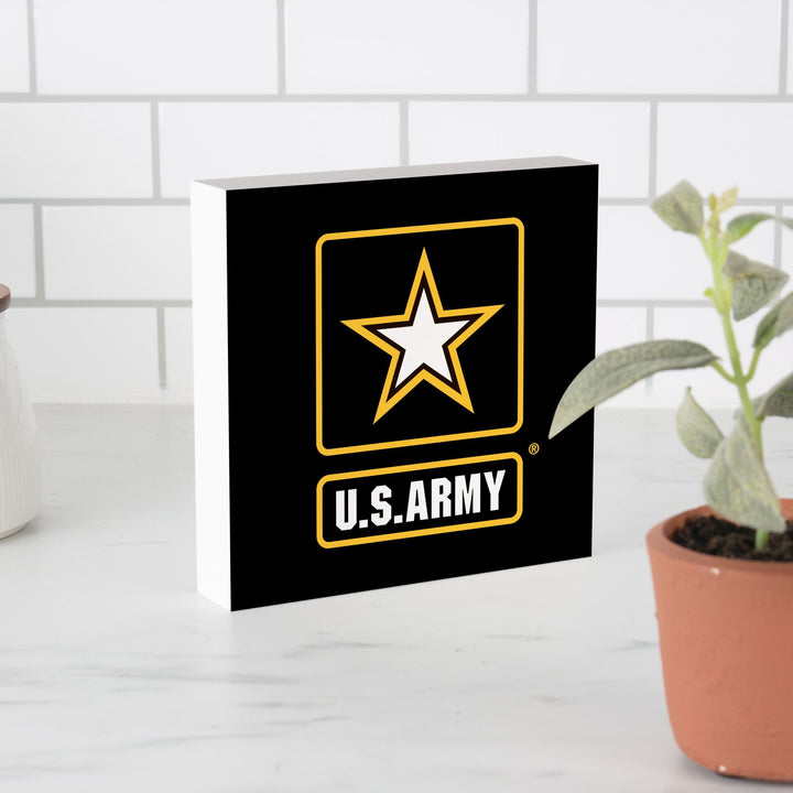 Army Logo Word Block