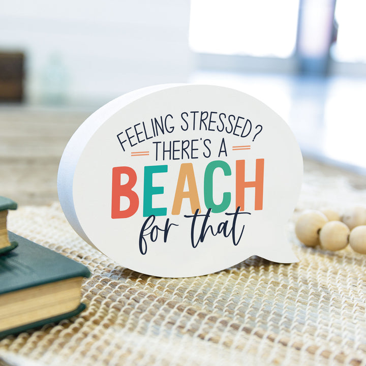 Feeling Stressed? There's A Beach For That Word Bubble