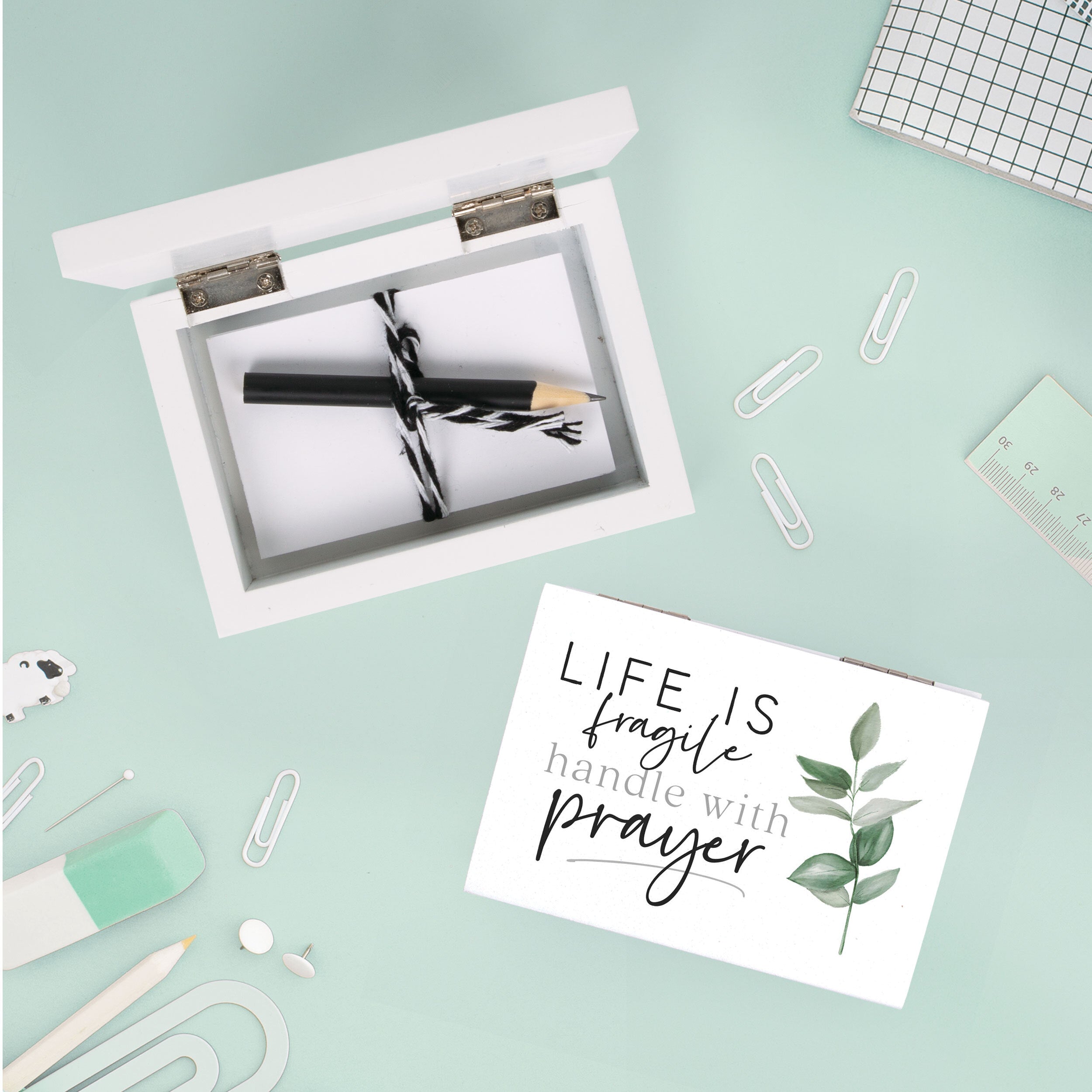 Life Is Fragile Handle With Prayer Prayer Box