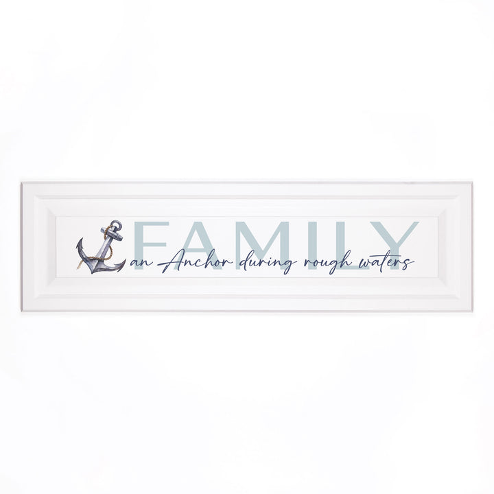 Family An Anchor During Rough Waters Wall Décor