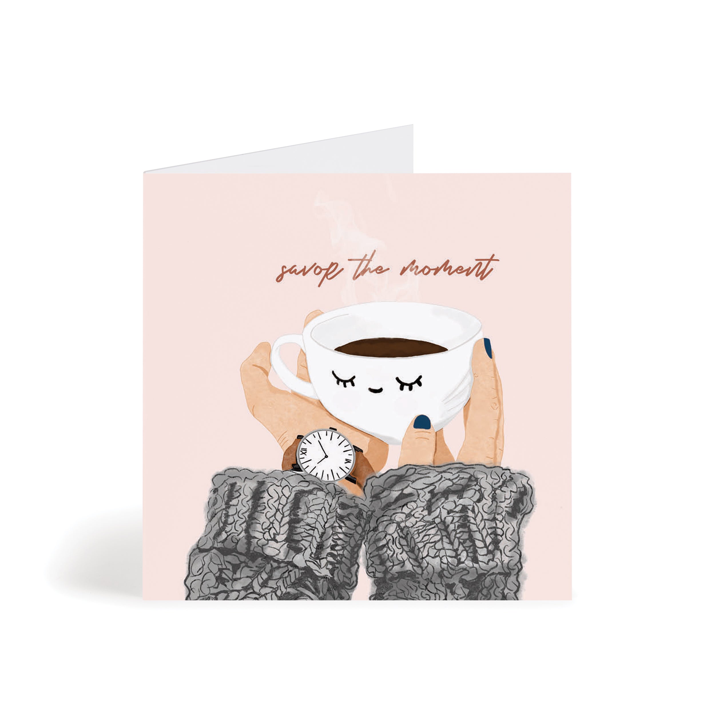 Savor The Moment Mini Cutesy Card