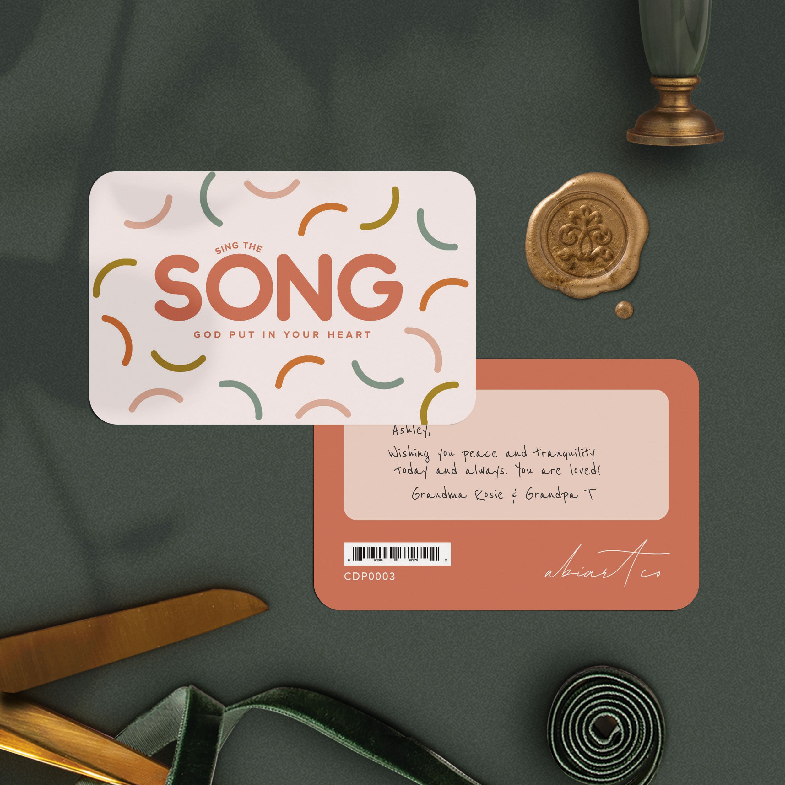 Sing The Song God Put In Your Heart Care Card
