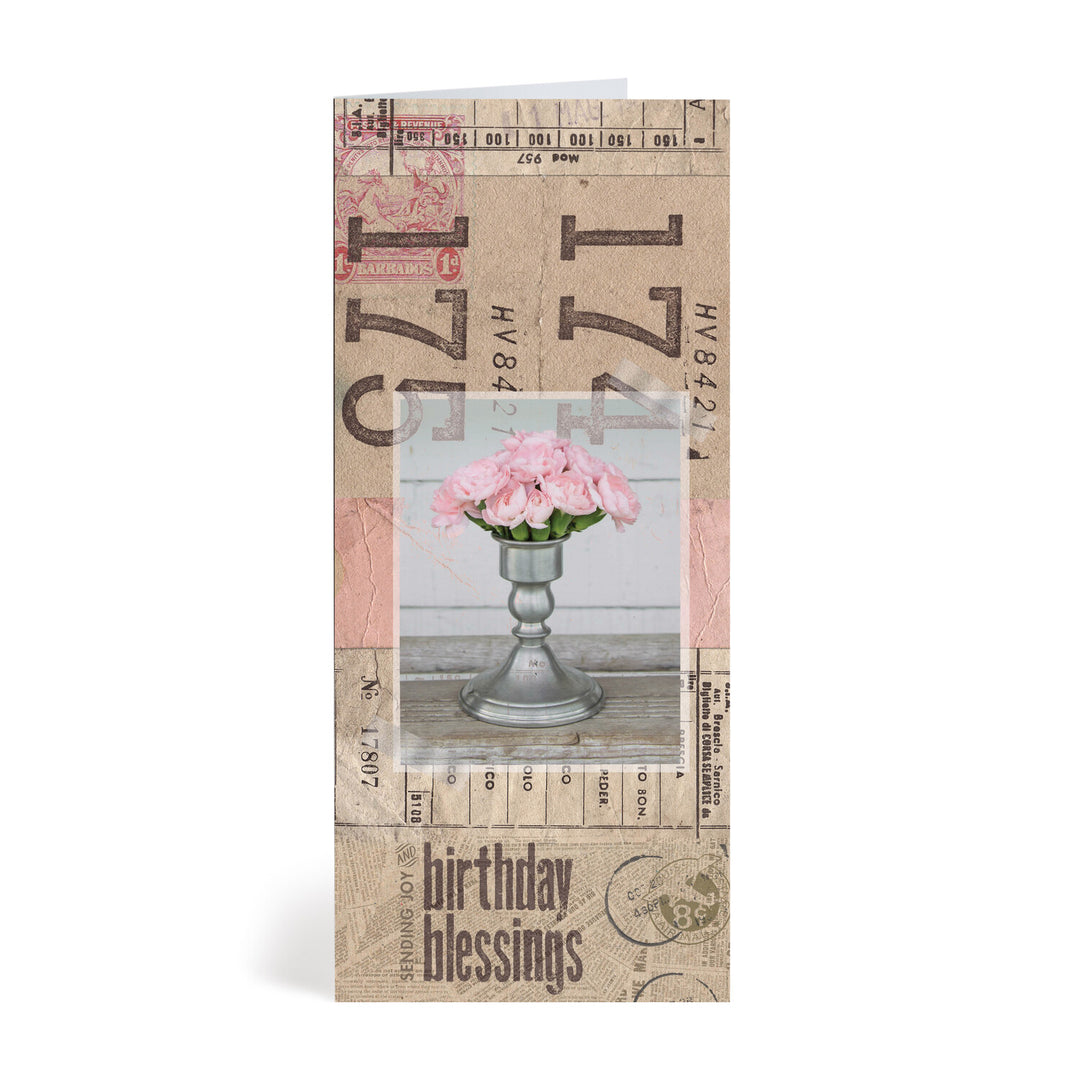 Letters & Love Birthday Greeting Card