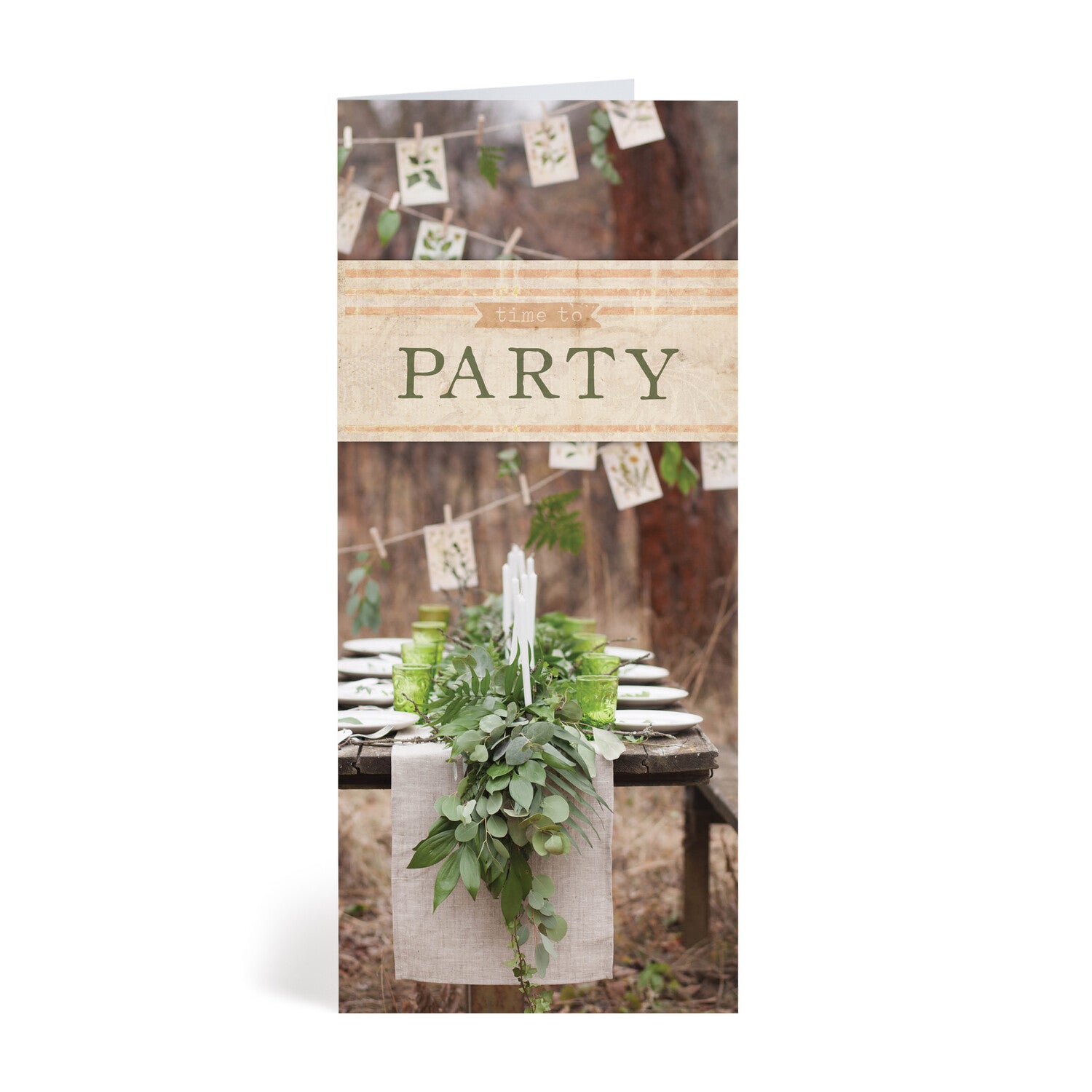 Time to Party Birthday Greeting Card