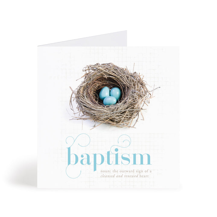 New Life Baptism Greeting Card
