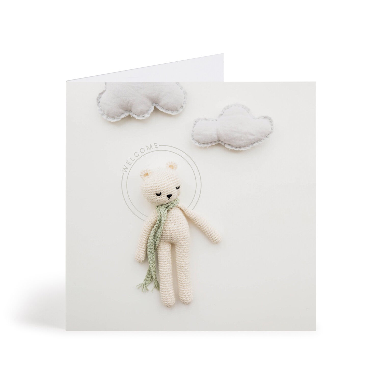 Knitted Together Baby Greeting Card