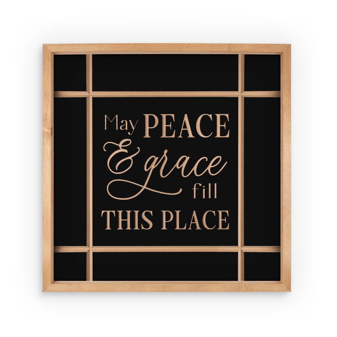 May Peace And Grace Fill This Place Framed Art