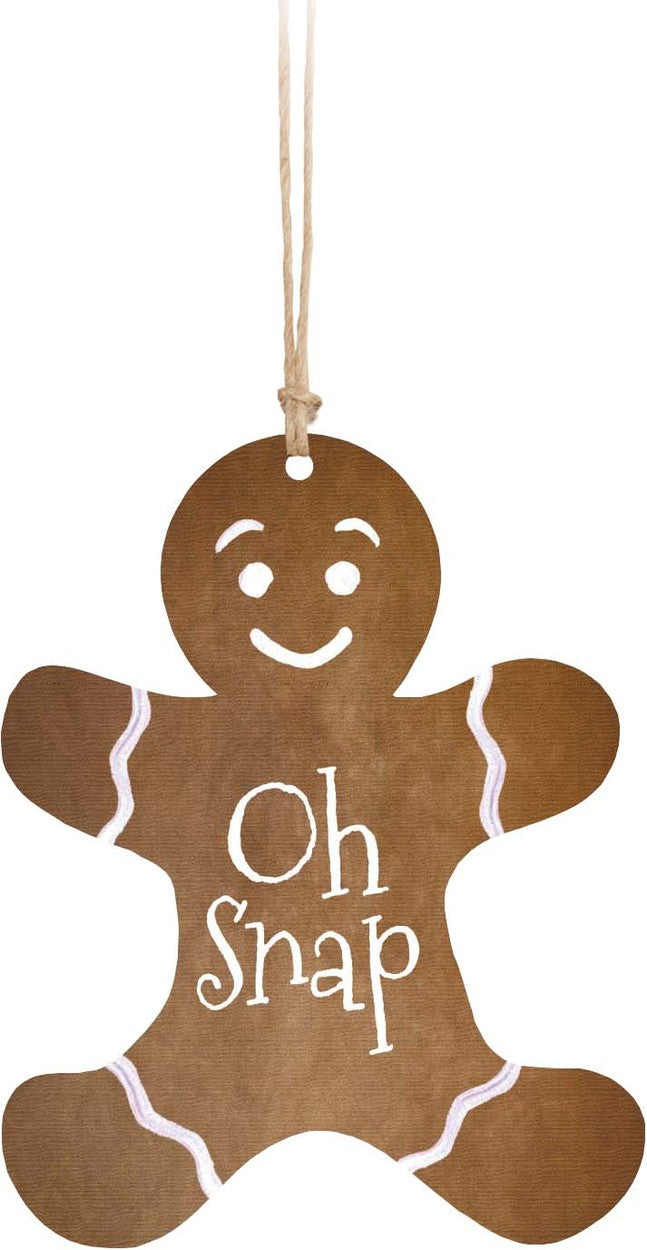 Oh Snap Gingerbread Mini Ornament