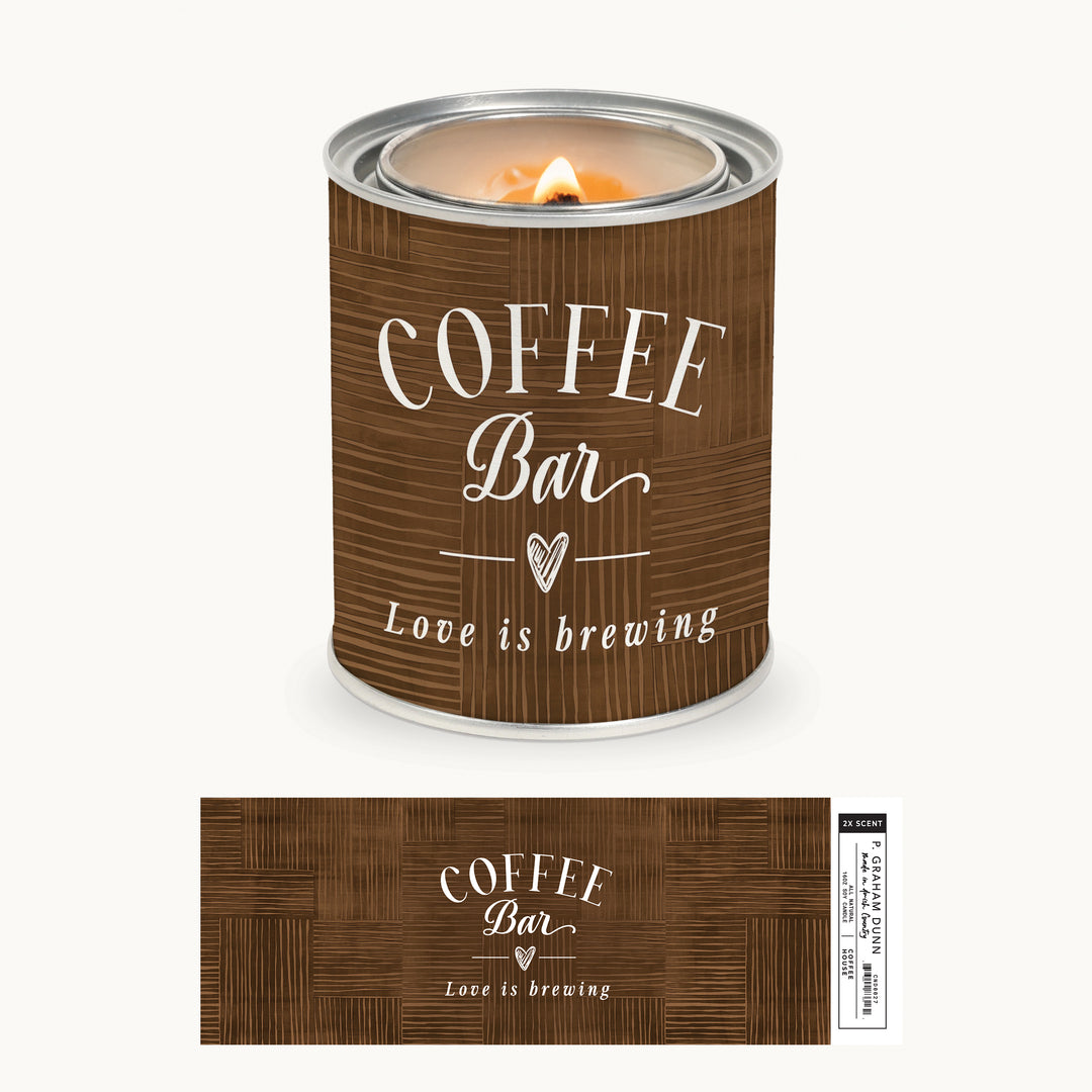 Coffee Bar Love Is Brewing Candle