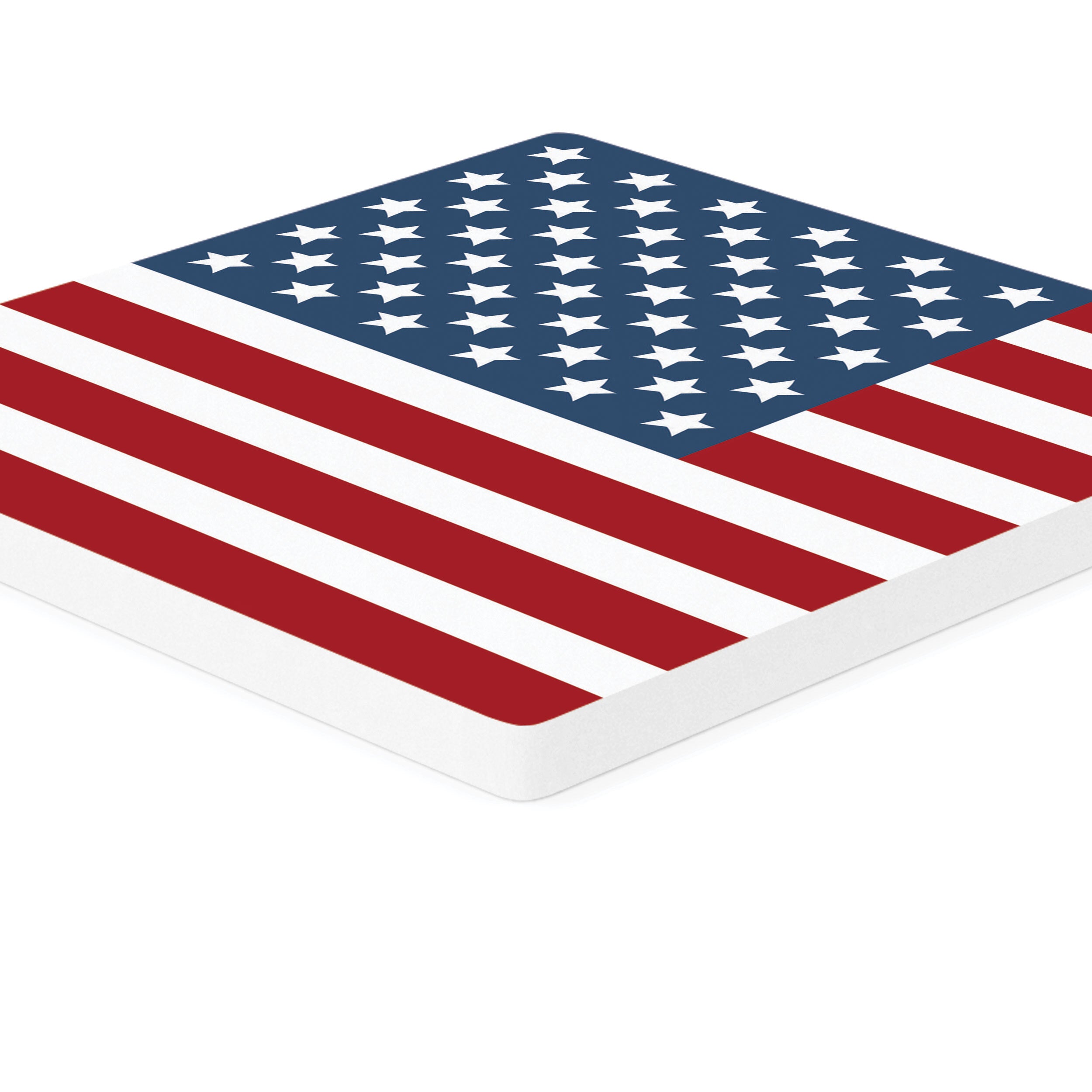 American Flag Ceramic Coaster