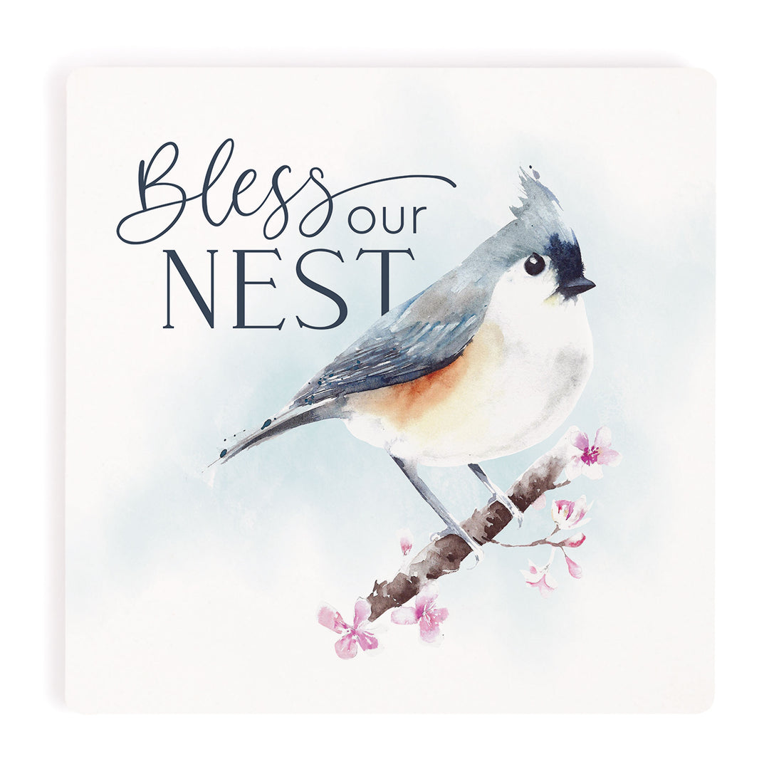 Bless Our Nest Ceramic Coaster