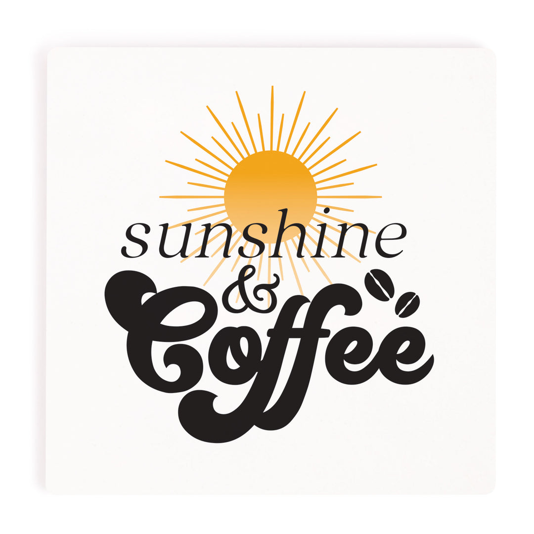 Sunshine & Coffee Coaster