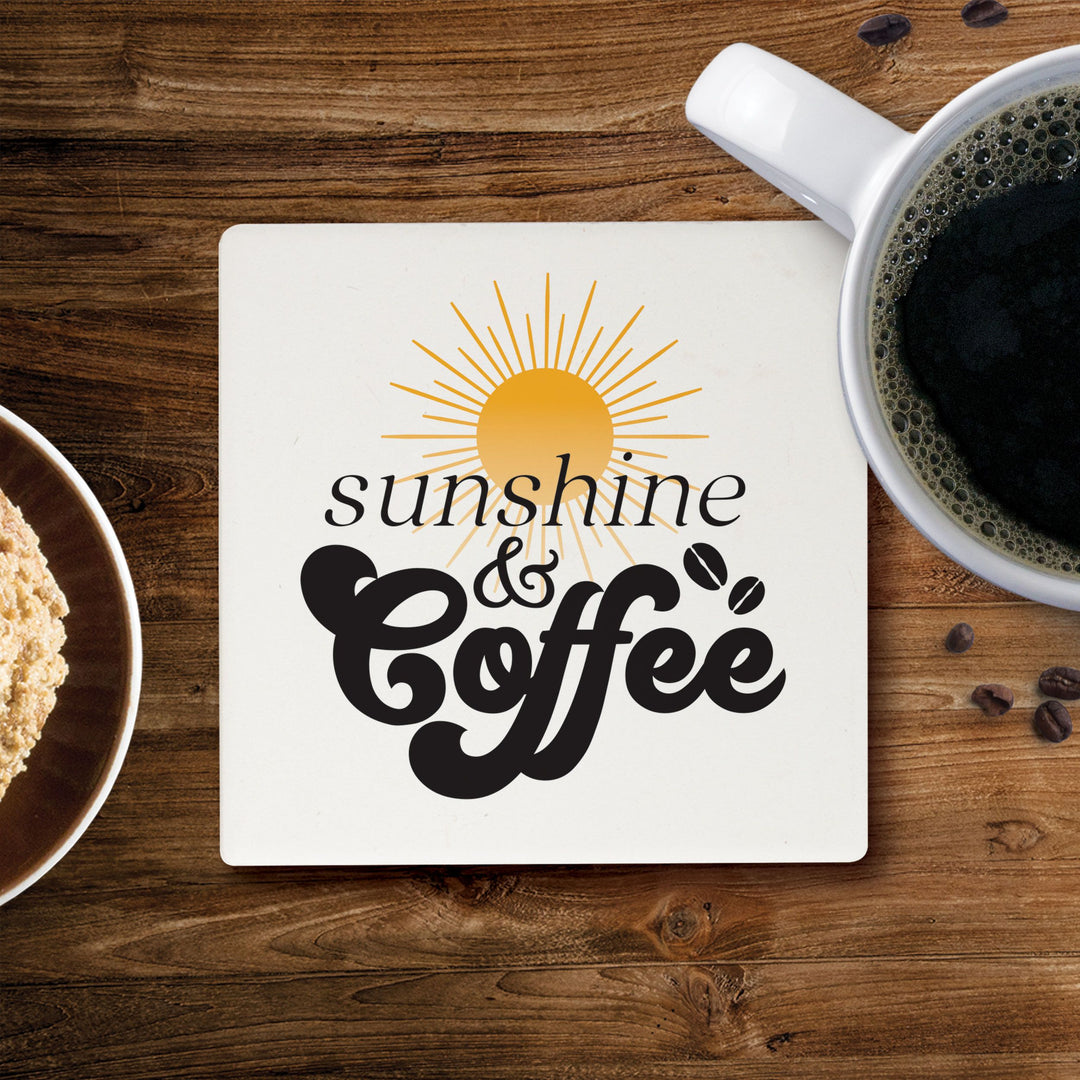 Sunshine & Coffee Coaster