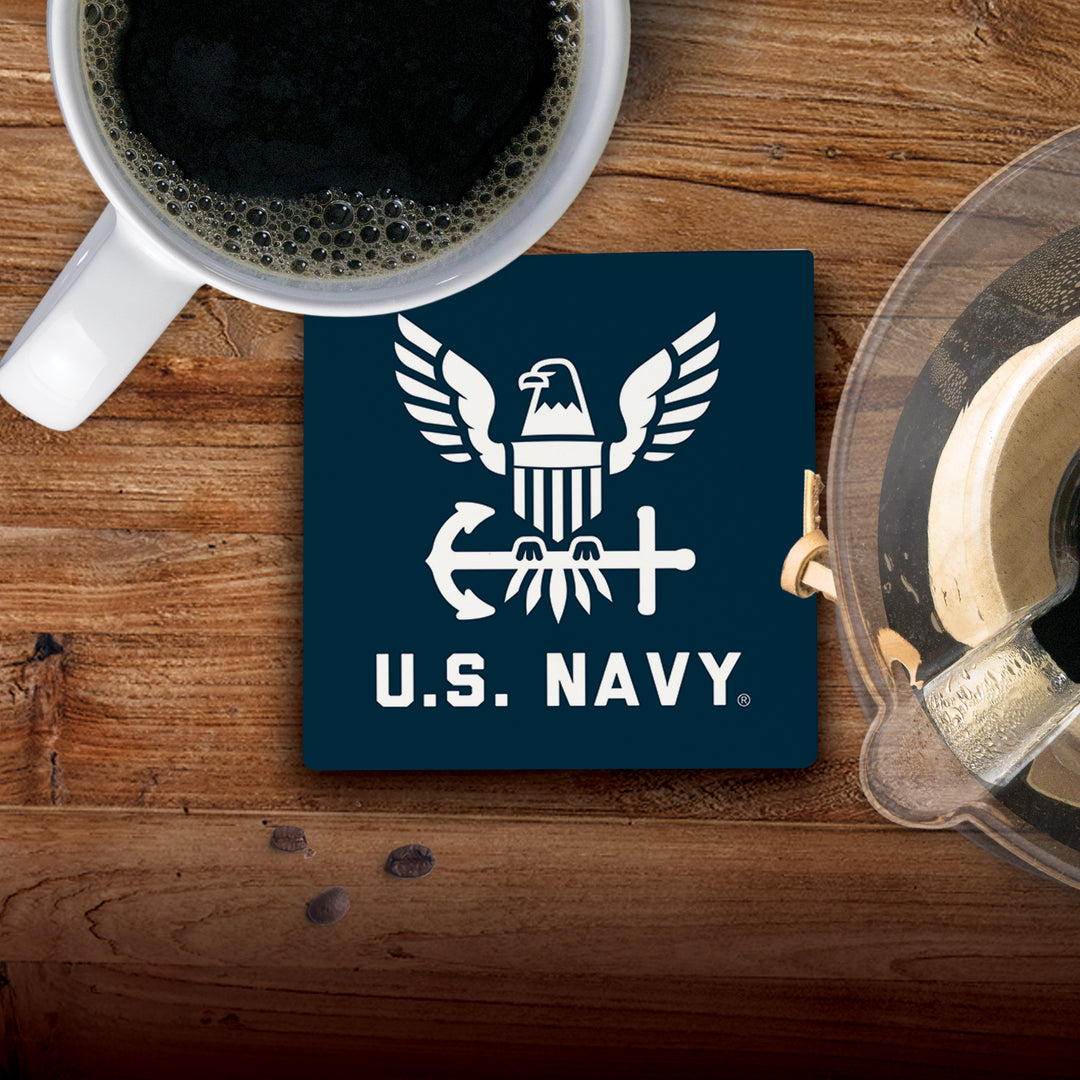 US Navy Logo Coaster